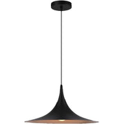 Trade Shop - Lampadario A Sospensione Soffitto Stile Contemporaneo Nordico Attacco E27 In Metallo B97 - Nero