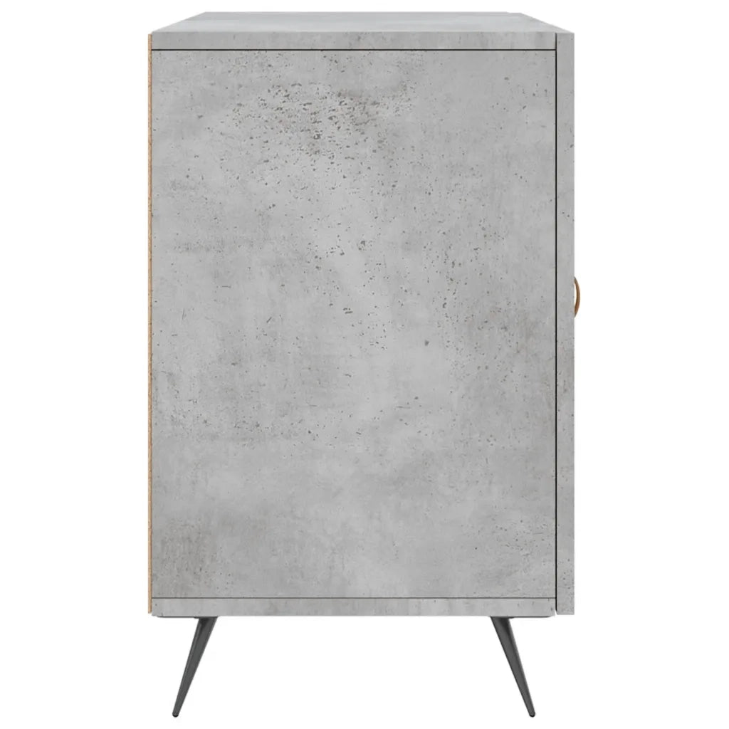 Credenza-Buffet-Armadio da cucina Grigio Cemento 100x36x60 cm in Legno Multistrato 571719