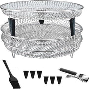Sistema di Sostituzione per Frittiera aeree - 3 Raccordi sovrapponibili - Adatto per tutti i modelli di 4.2QT - 5.8QT frittiera aeree forno Svelto cottura