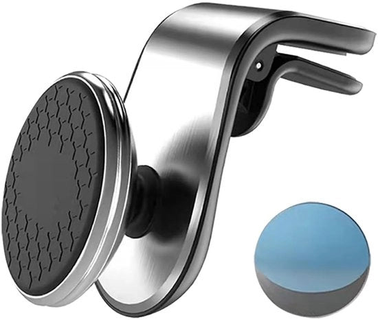 Supporto per Telefono Magnetico - Supporto Auto per Telefono - Rotazione 360° - Alluminio - Universale - Esperienza di Guida Stabile - Supporto per Telefono Auto