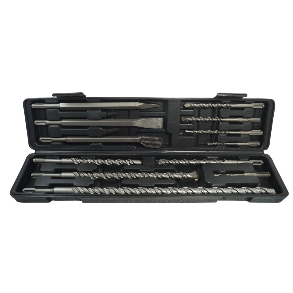 Trade Shop - Set 12 Punte Per Trapano Martello Pneumatico Puntali Punta Scalpelli Sds Plus -
