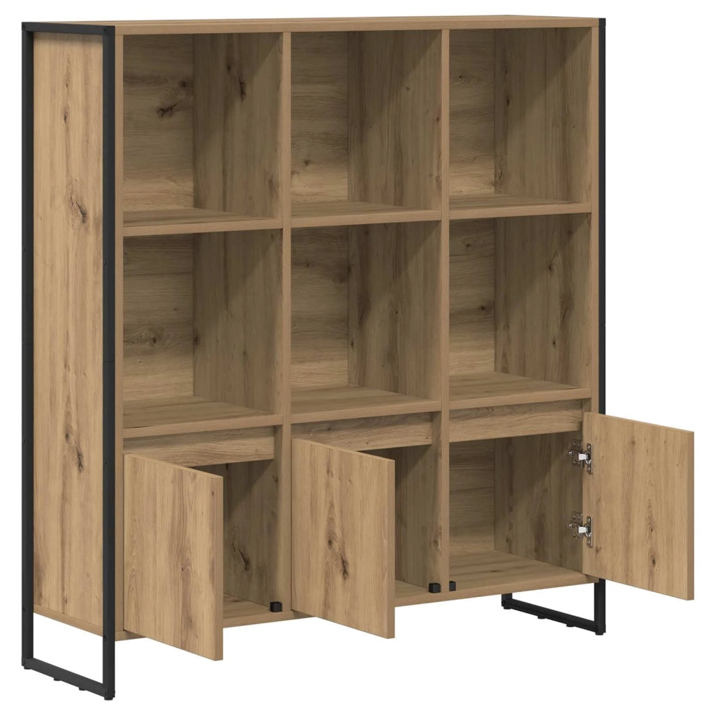 Armadio per Libri 2 pcs Rovere Artigianale 99,5 x 30 x 108 cm