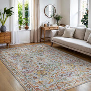 Tapijt Bohemien per la Sala da Pranzo e la Camera da Letto Vintage Lavorabile a Massello Antiscivolo per la Cucina 160X230CM