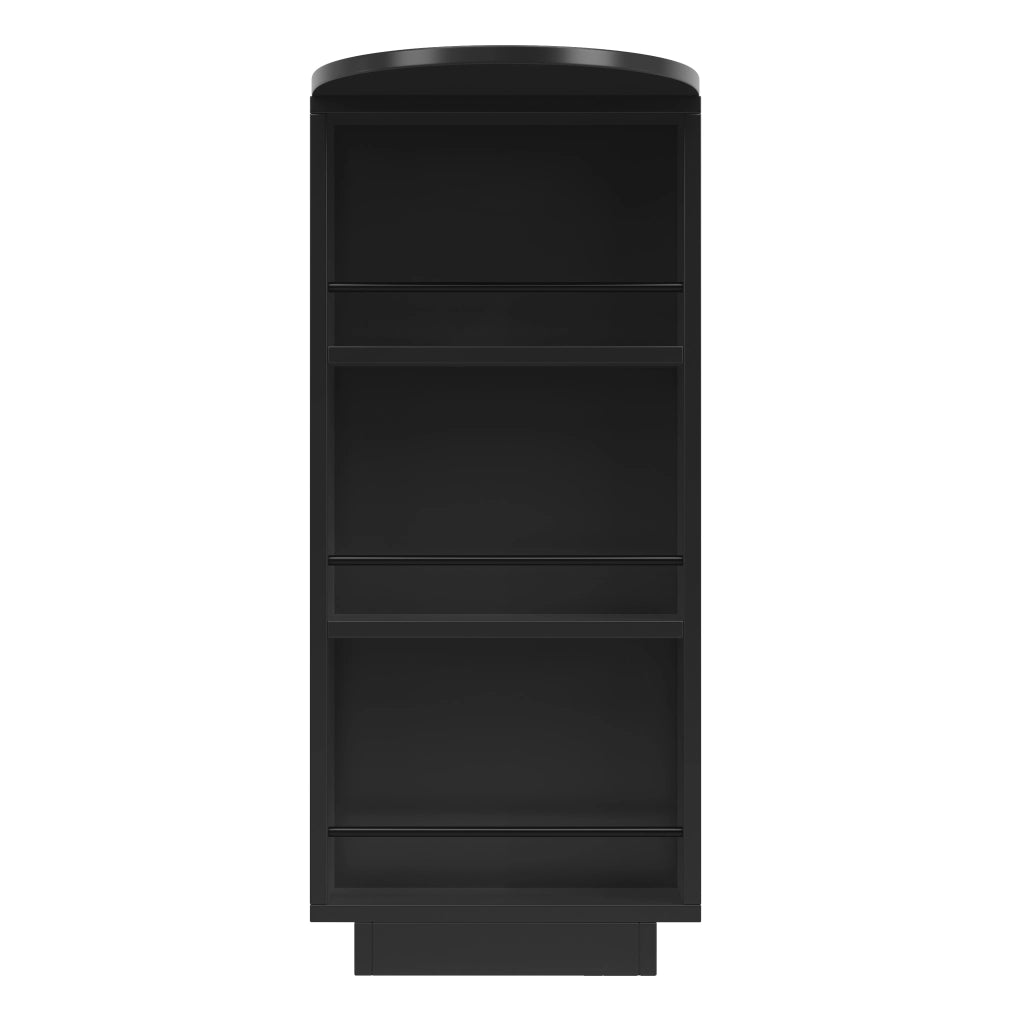 Tavolo Bar Allungabile con Contenitore e LED ¨C MINIMAL ¨C Nero 115-183x40x99 cm