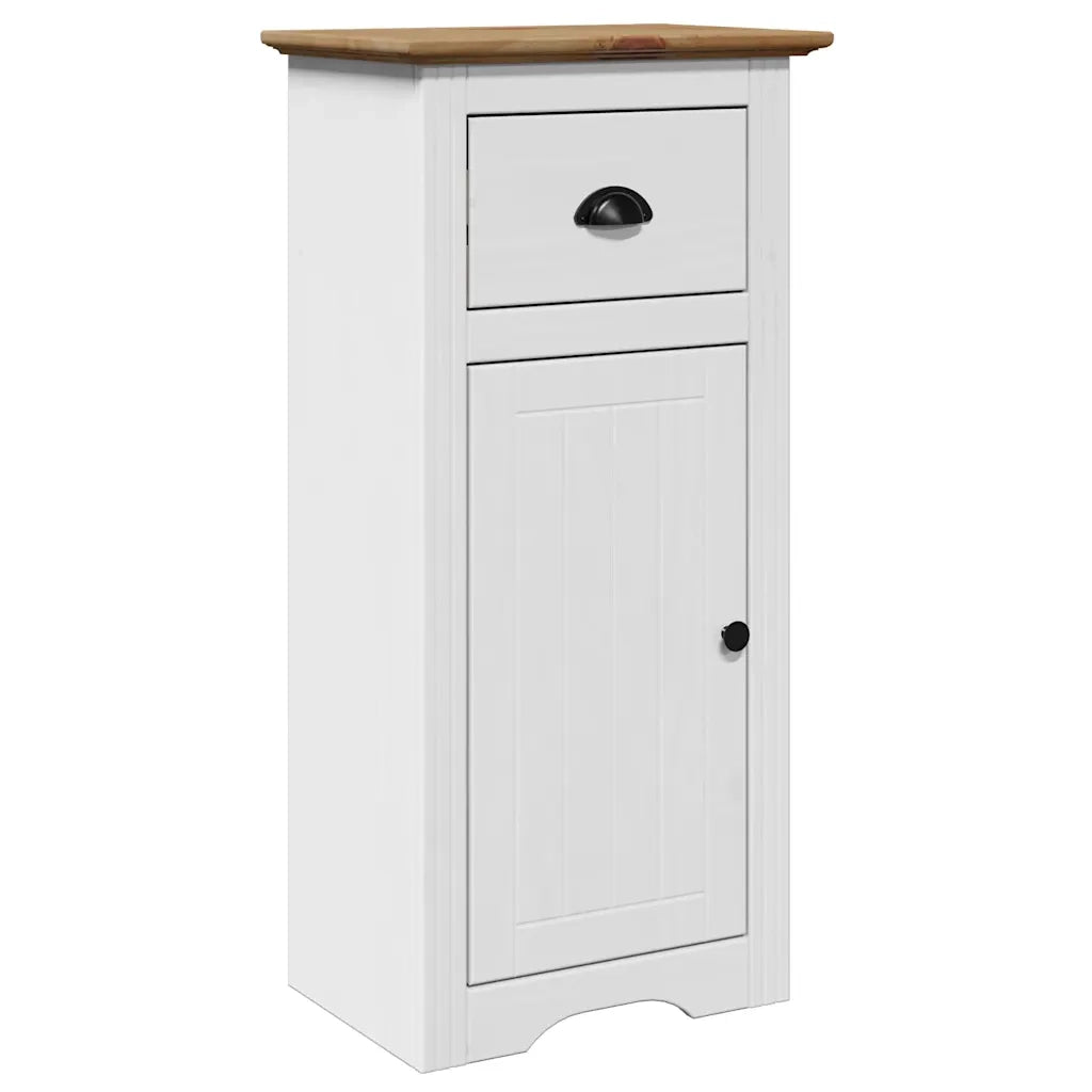 Set Mobili da Bagno 4 pz BODO Bianco in Legno Massello di Pino 3307651