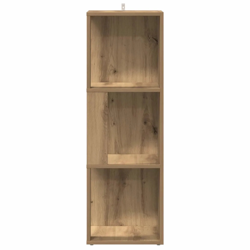 Mobile Angolare Rovere Artigianale 33x33x100 cm in Truciolato 856721