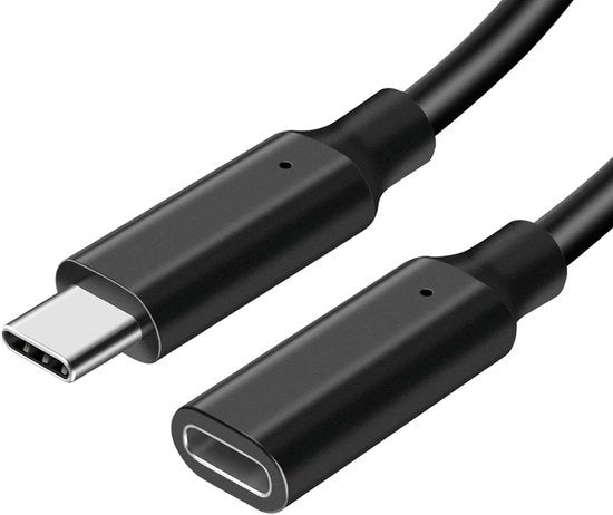 Cavo USB C estensibile 1 metro, alta velocità 10 Gbps, compatibile con MacBook Pro/Air, XPS, iPhone, Galaxy - 5A/100W - 4K/60Hz