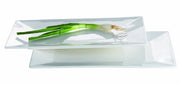 Tavolo rettangolare Trendy Line, 28 x 17 cm, set da 2, bianco