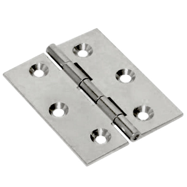 BL CERNIERA FRESATA PIANA NICHEL SAT 40X35 MM 2 PZ- MARIVA- 6,0 blister