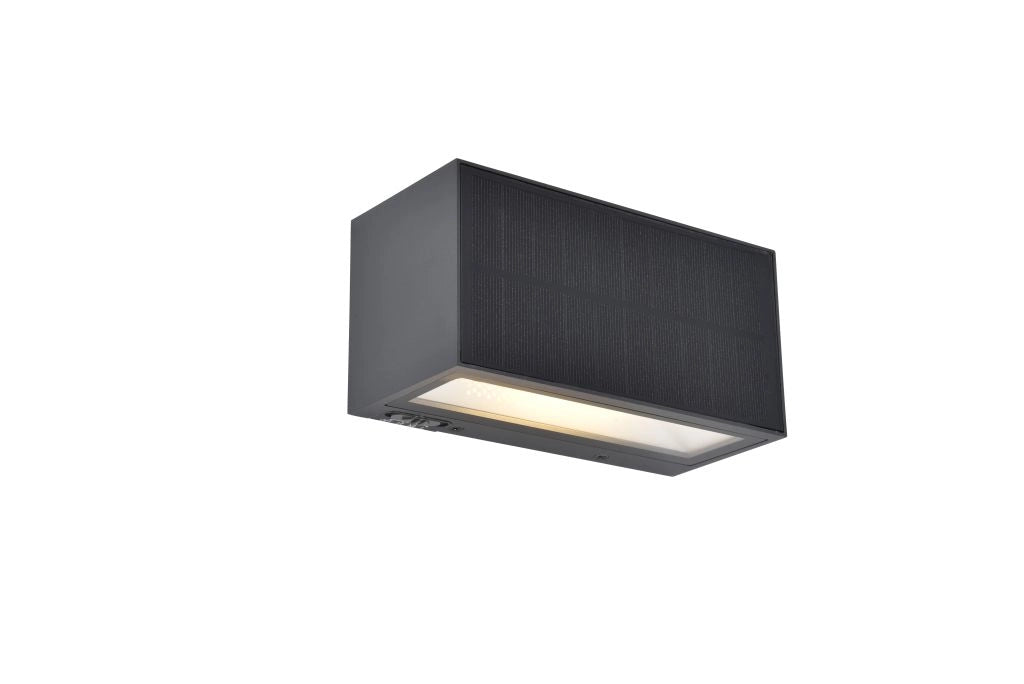 Applique esterna LED 9W 3000K ibrida solare INKA Lutec