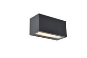 Applique esterna LED 9W 3000K ibrida solare INKA Lutec