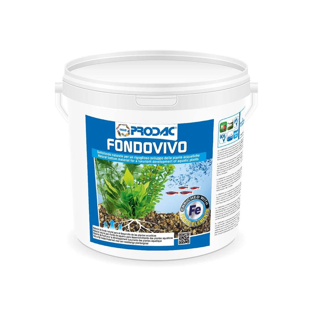 Prodac Fondo Vivo  - Terriccio in Argilla Porosa Ricco di Oligoelementi + Minerale Ferroso Formato: 3 L