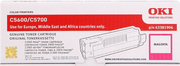 ORIGINAL OKI toner magenta 43381906 C5600 ~2000 Seiten