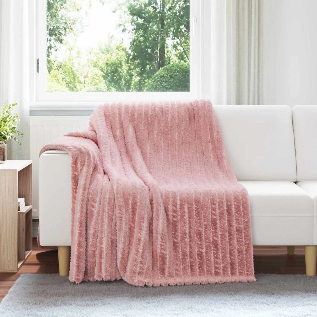 Coperte da Pile 6 pcs Rosa 200 x 150 cm Panno
