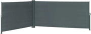 OK-Living Tenda laterale, Antracite, 300 x 160 cm, per un montaggio flessibile utilizzabile come protezione da sole e vento