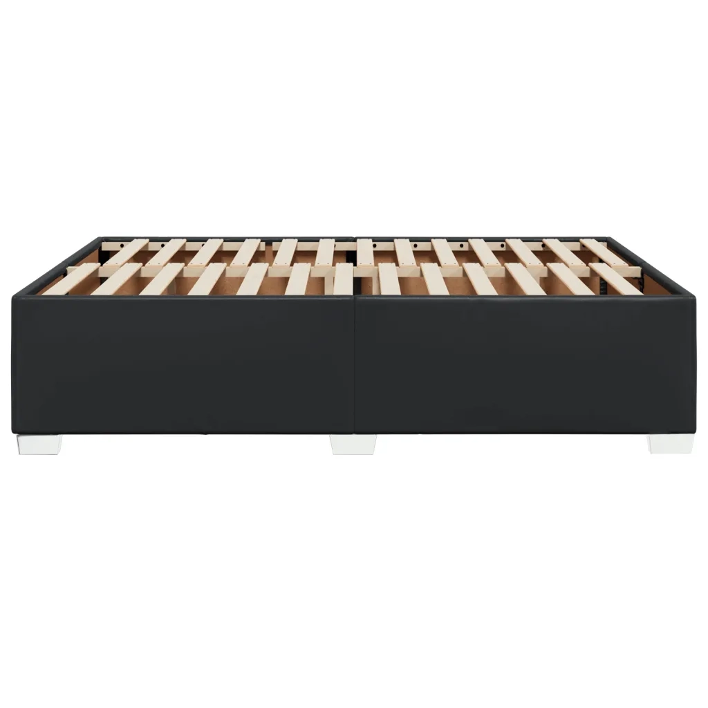 Giroletto-Struttura Letto Nero 160x200 cm in Similpelle 657101