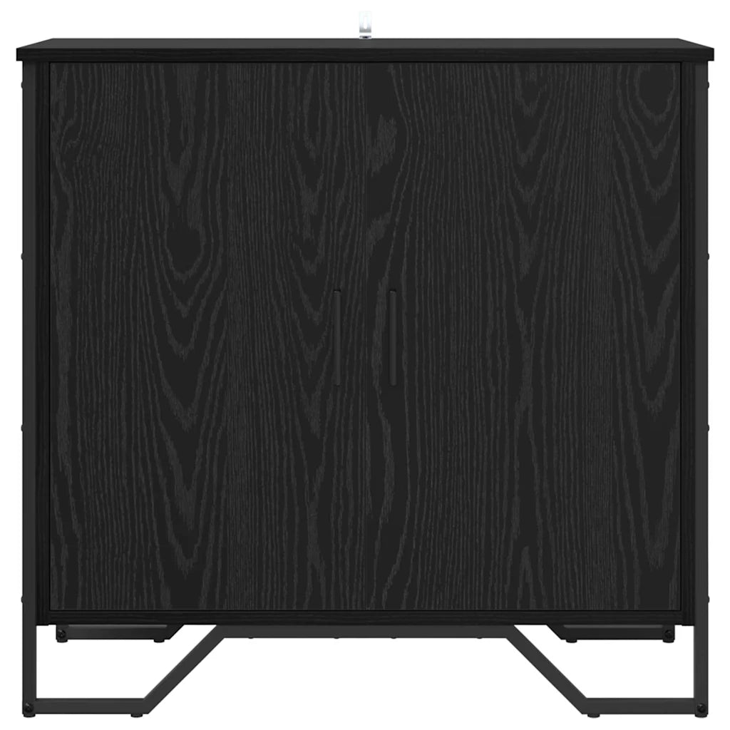 Credenza | Madia | Buffet da pranzo | Armadio da pranzo Rovere Nero 78 x 35 x 74.5 cm