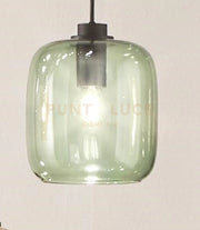 SOSPENSIONE VERVE-3 1 LUCE VERDE ATTACCO E14 SENZA BASE D' ATTACCO D.16CM H.19CM