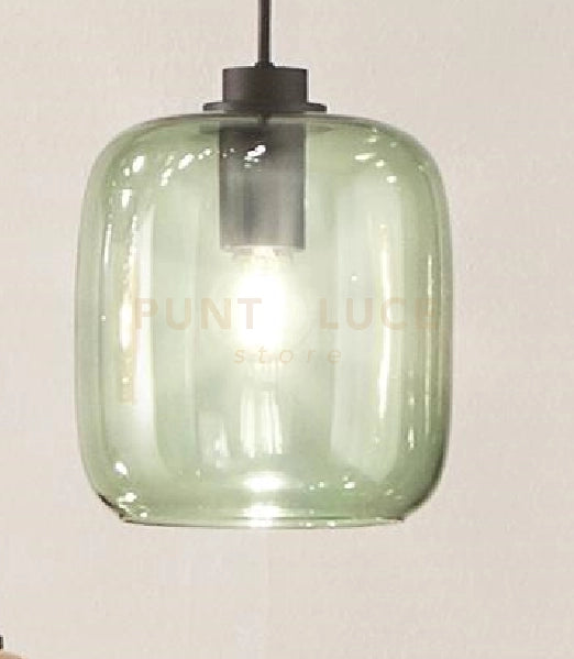 SOSPENSIONE VERVE-3 1 LUCE VERDE ATTACCO E14 SENZA BASE D' ATTACCO D.16CM H.19CM
