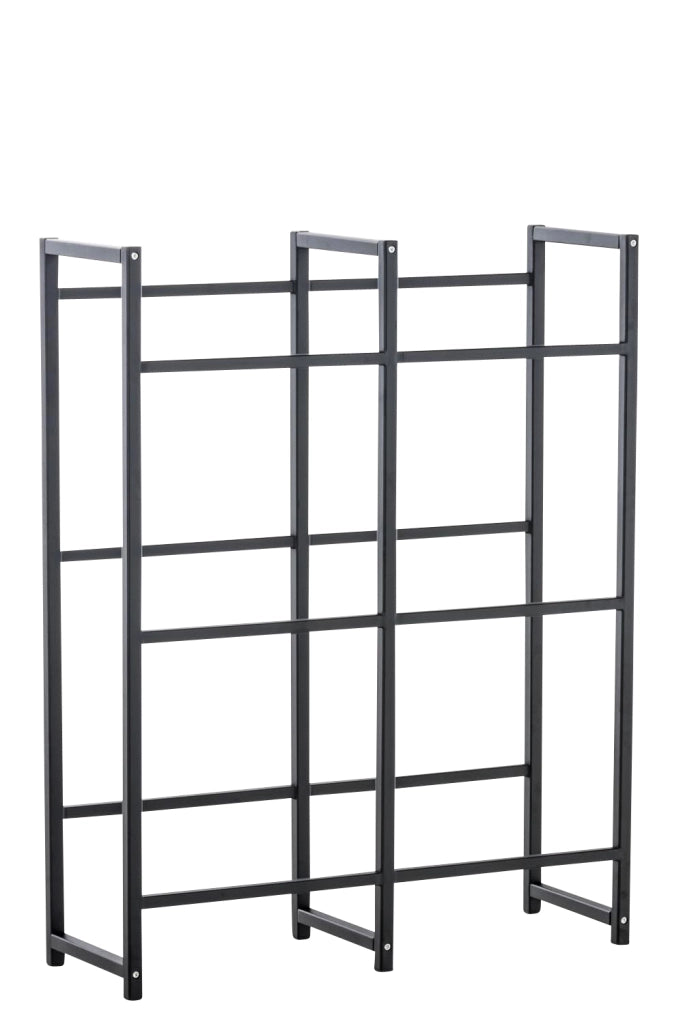 Scaffale Porta Casse di Bibite Lennert per 6 casse,nero