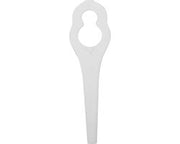 Mulinelli per erba 50 pezzi - Lame in plastica - Componenti per tagliaberge per ALM 28 30 - Bianco .