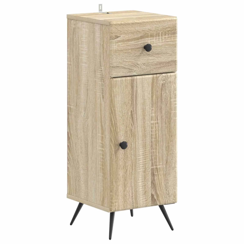 Mobiletto da Bagno BREDA Rovere Sonoma 30 x 31 x 80 cm 897487