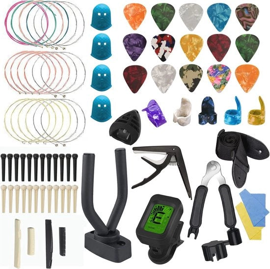 Accessori per Chitarra per Principianti - Inclusi: Chitarra a Piastra, Capo, Corde e Altro