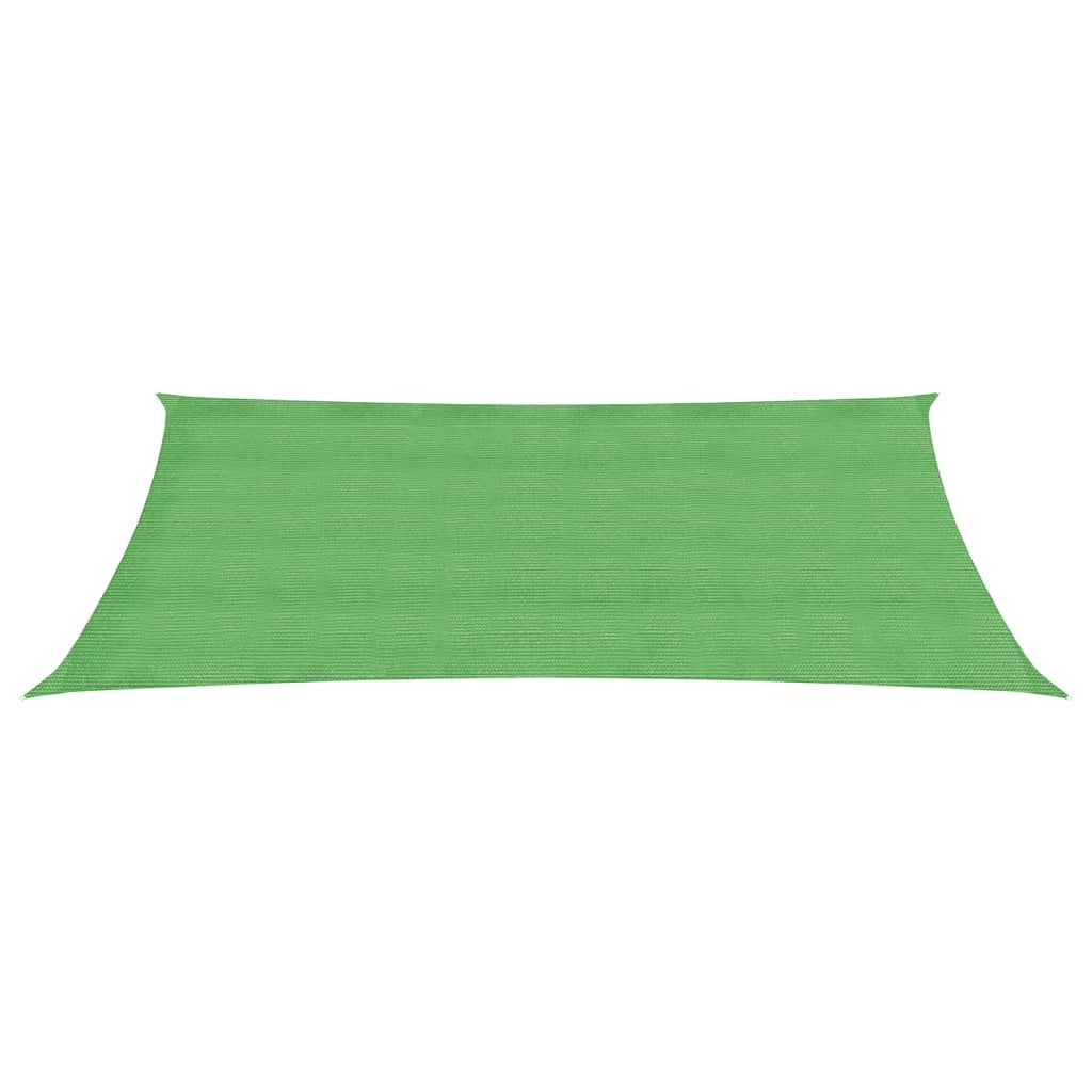 Vela ombreggiante/ombrellone 160 g/m² HDPE 2 x 5 m verde chiaro 02_0009370