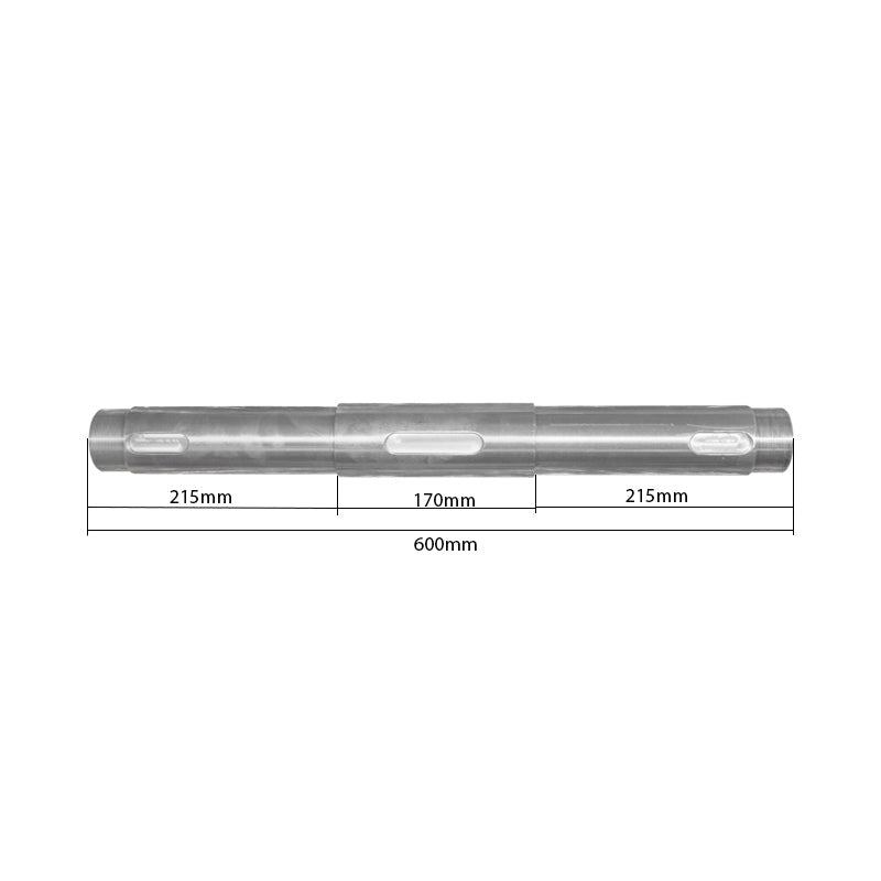 Albero principale per verricello – Trattore forestale, lungo con spalla M56, L = 60