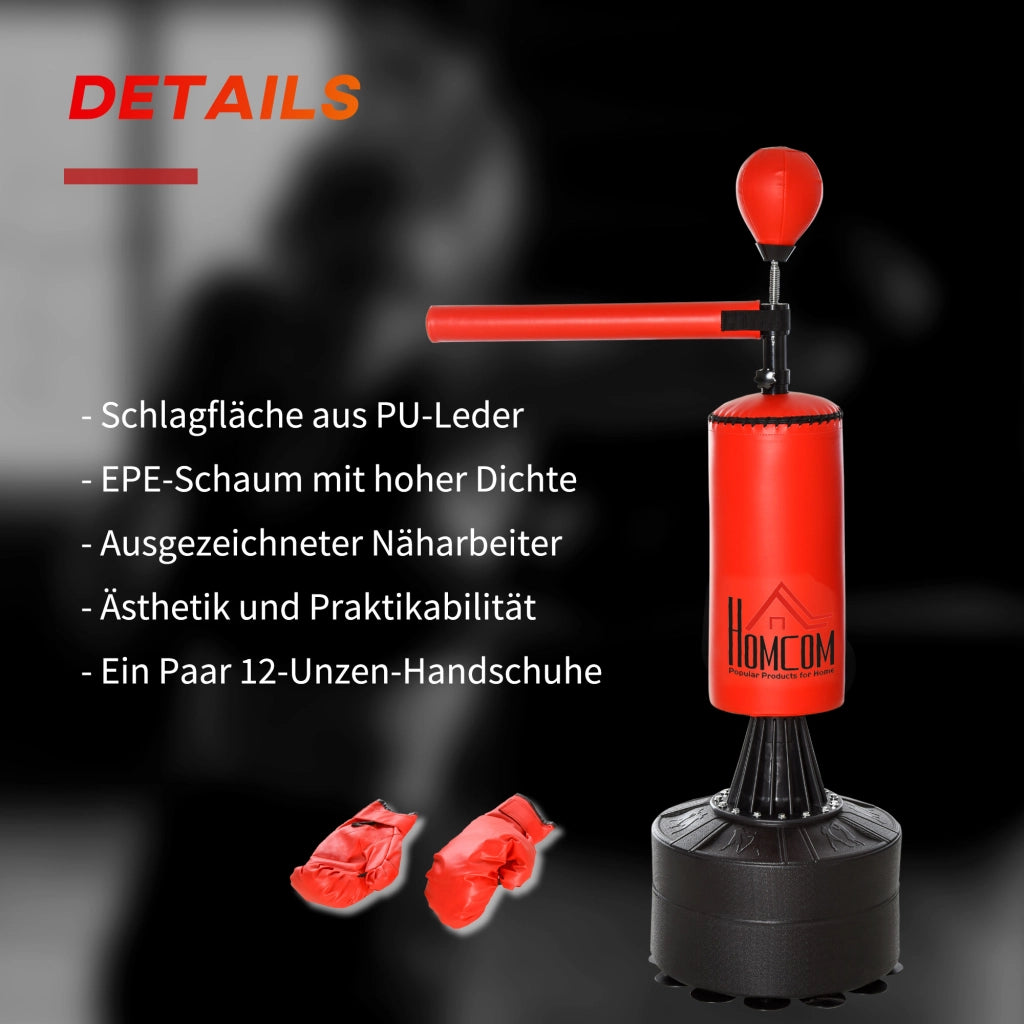 Sacco da boxe autoportante 155-205cm ¨C Xylo ¨C altezza regolabile con barra reflex 360¡ã speedball