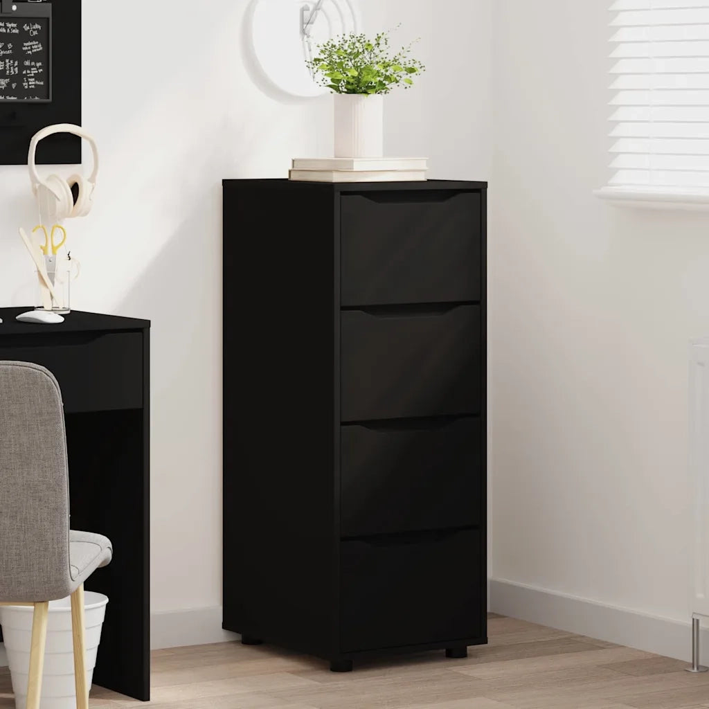 Armadio Nero 40 x 48 x 105 cm Legno multistrato