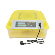 Incubatrice automatica 48 uova 80W, 12V-220V con rotazione automatica, controllo temperatura e umidità, display digitale
