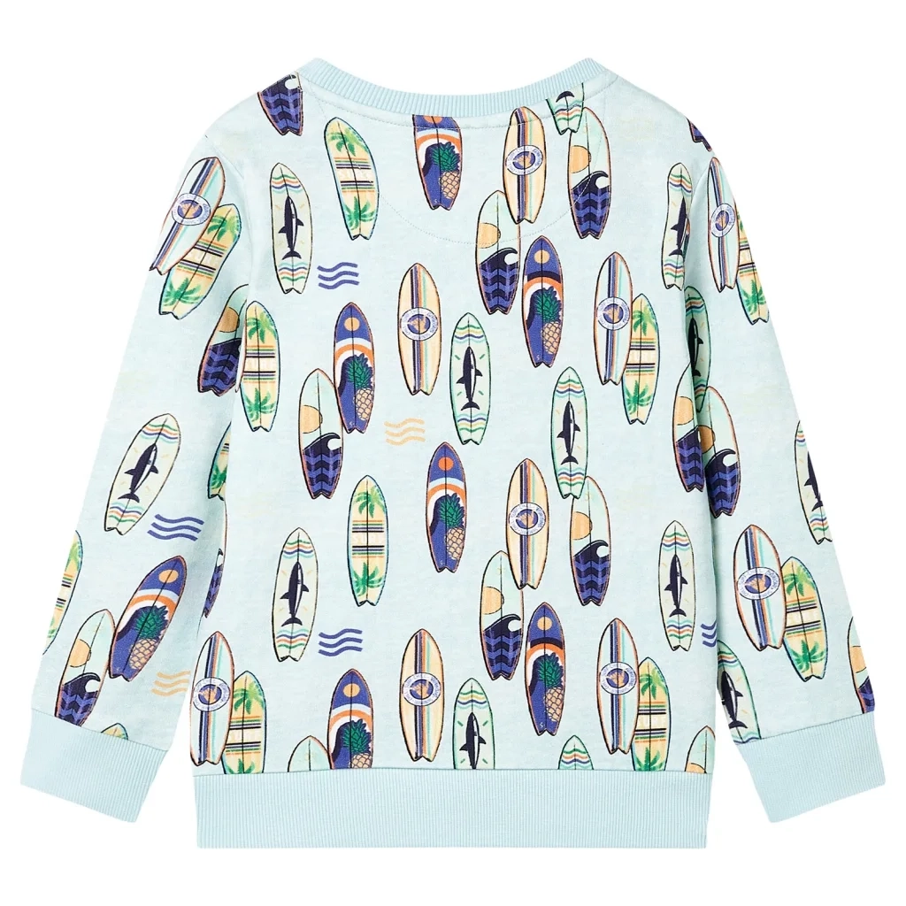Felpa da Bambino Blu Tenue Mélange 128 11822
