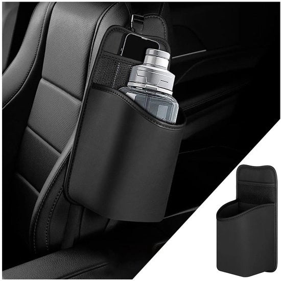 Organizzatore multifunzionale in pelle nera - 36x14,5x9 cm - 1 pezzo - Tas per auto