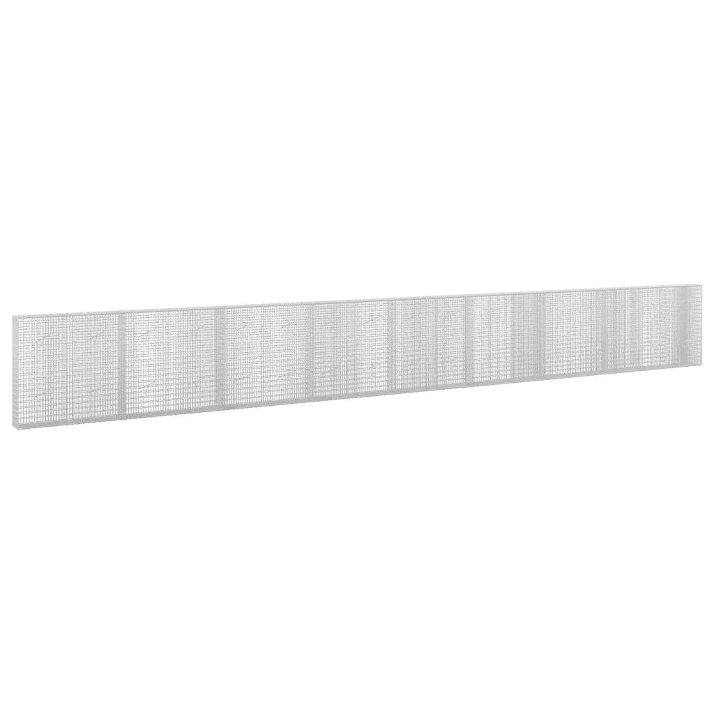 Gabione con filo da 3,5 mm e rete da 5x2,5 cm 850x20x100 cm 3461675