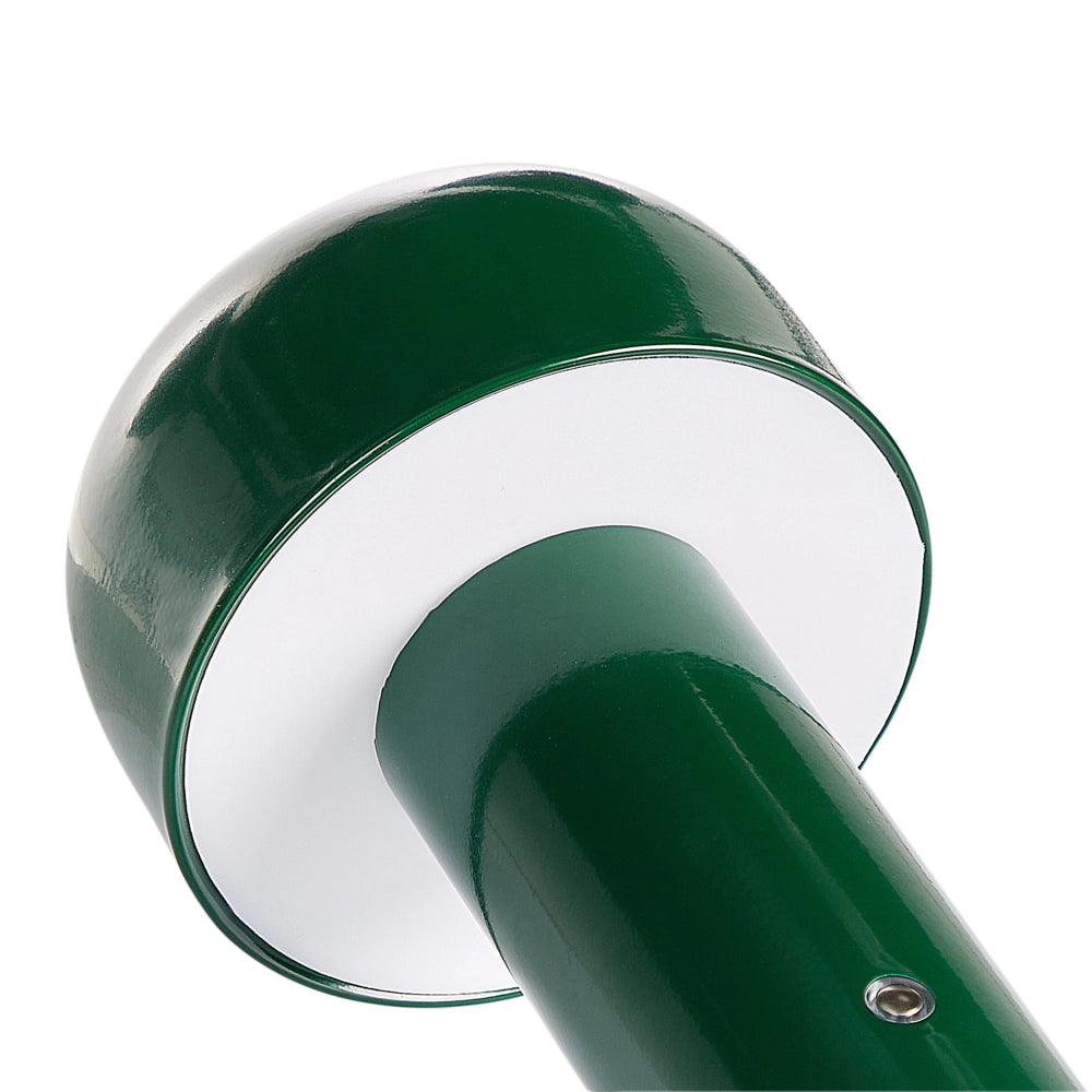 Lampada da tavolo senza fili in ferro verde per interni e per esterni