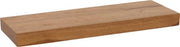 Pannello di parete in teak MCW-M74, pannello per bagno, qualità B alta (legno di cuore, 20-30 anni), 3x41x14cm