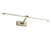 Lampada a Parete GAP453N Gealuce in Metallo Finitura Brunito, LED 10W, 525lm, 4000K, Luce Indiretta, Ideale per Illuminazione Interni - Gealuce