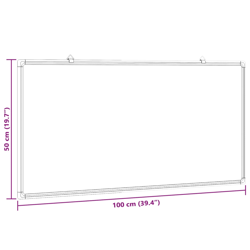 Lavagna Magnetica 100x50x1,7 cm in Alluminio CFW5230789