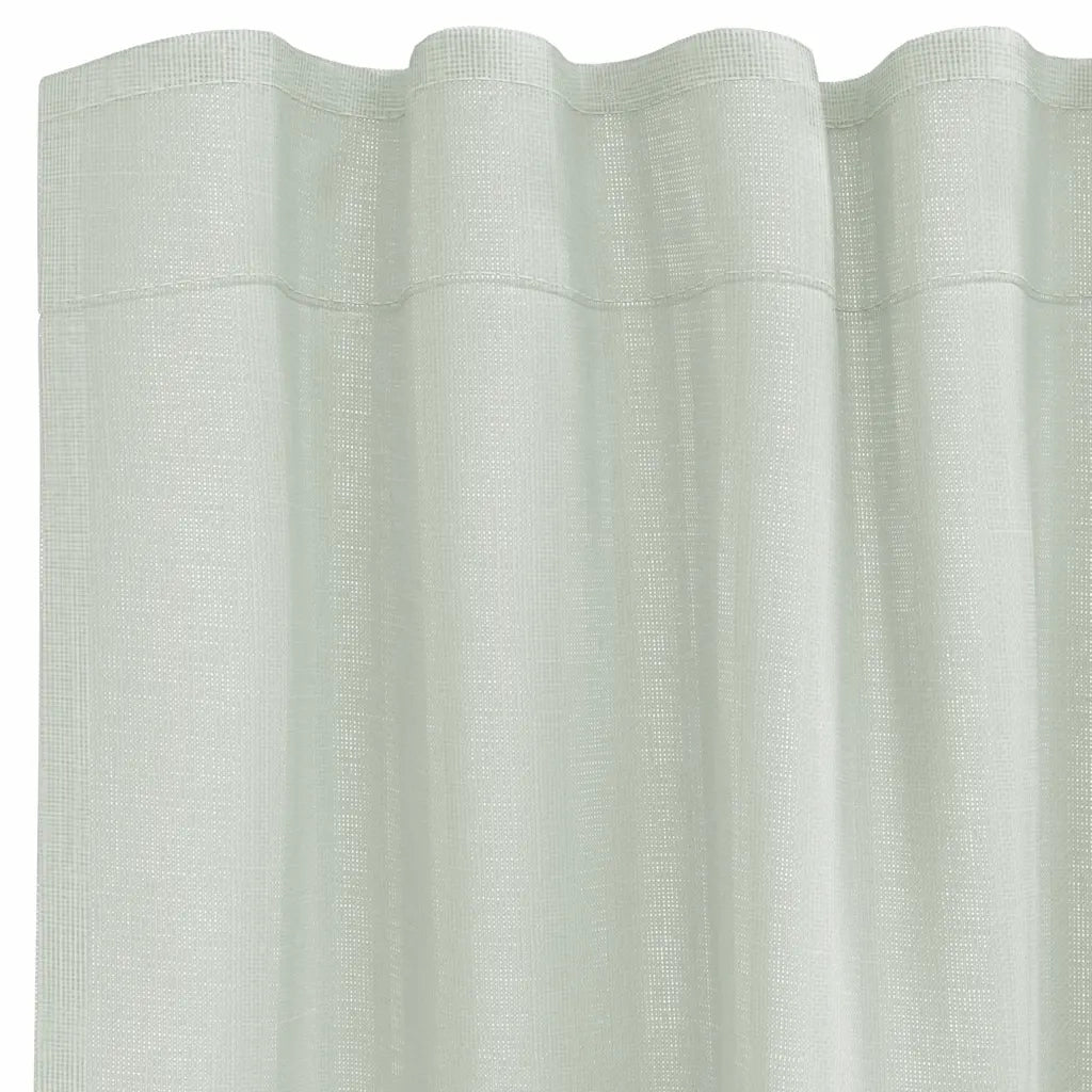 Tende in Voile con Tasche per Aste 2 pz Grigio Chiaro 4102210