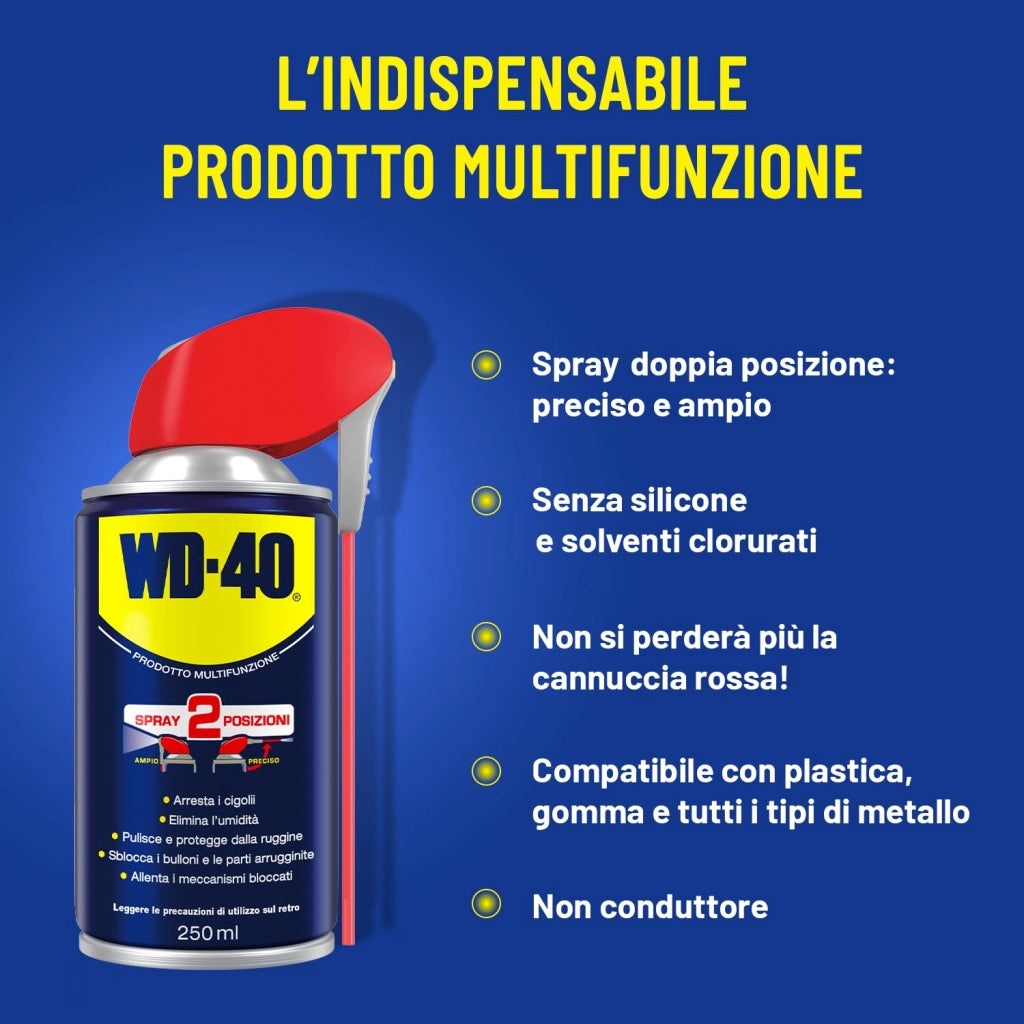 Lubrificante Spray Wd 40 Professionale 250 ml 12 Pezzi