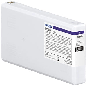 ORIGINAL Epson Cartuccia d'inchiostro Violetto C13T55WD00 T55WD 200ml