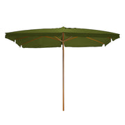 OMBRELLONE IN LEGNO MT.3X2 VERDE PALO MM 48 ARREDO GIARDINO  PISCINA
