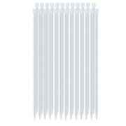 Fascette Stringicavo Autobloccanti 3,6 x 350 mm 25 Pezzi in Nylon Bianco Avizar