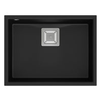 Lavello In Granito David 50 Black Rame