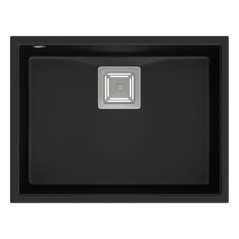 Lavello In Granito David 50 Black Rame