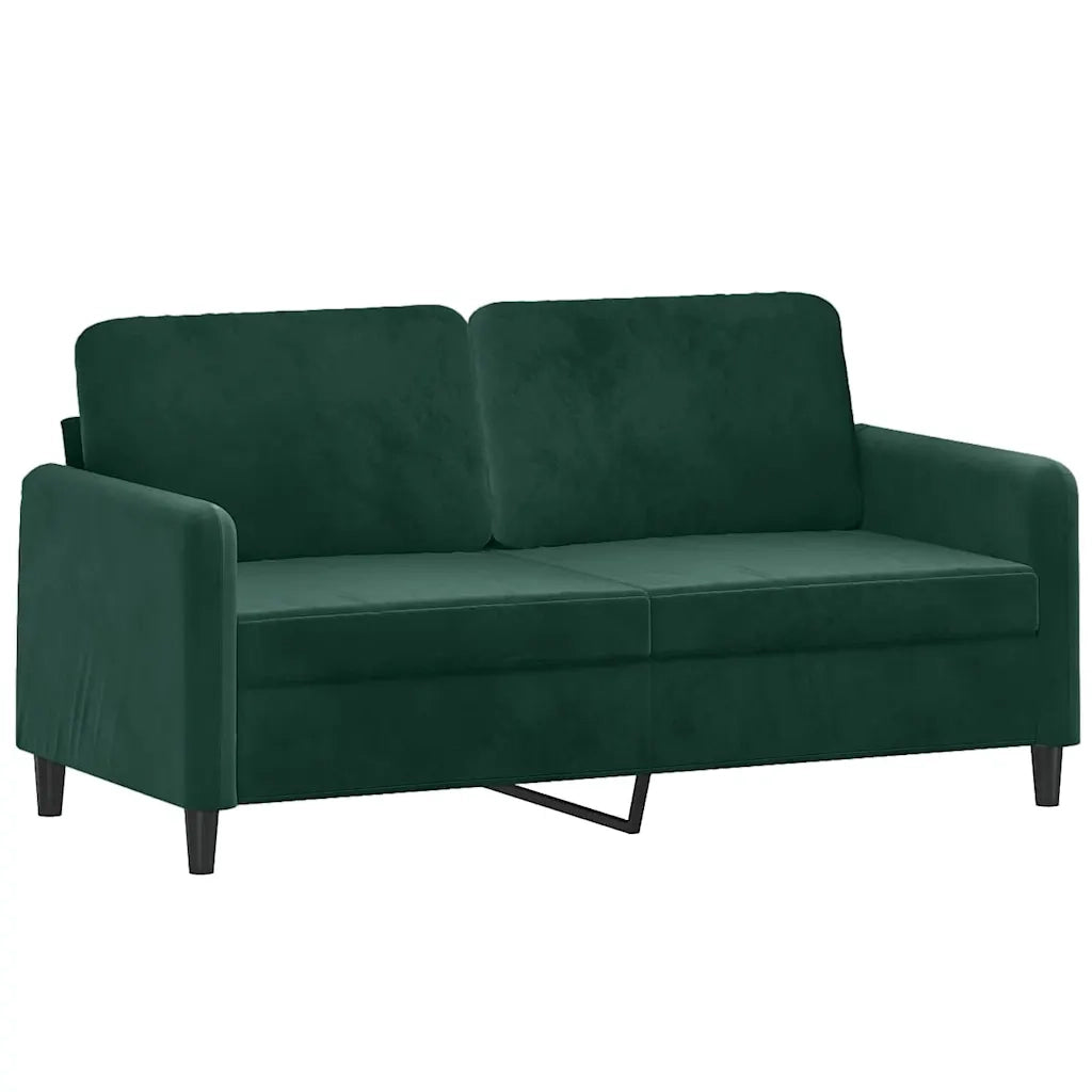 Set di Divani 3 pz Verde Scuro in Velluto 3201986