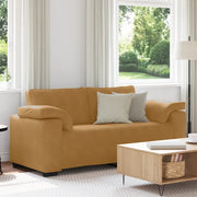 vidaXL Divano Divanetto Marrone 140 cm in Velluto
