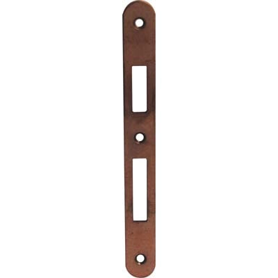 CONTROPIASTRA X SERRATURA PATENT 042T BONAITI - F.MM 22 B.TONDO BRONZATO- 5 pezzi