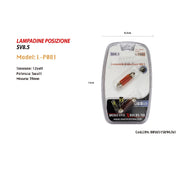 Trade Shop - Lampadine Di Posizione Sv8.5 12v 5w 39mm Lampadine Ultra Luminose Maxtech L-p081r -